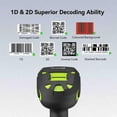 thumbnail image 3 of Alacrity Upgraded 2D Industrial Barcode Scanner with Wireless Charging Stand, 1968 Feet Transmission Distance 433Mhz Wireless & Bluetooth 2in1 Barcod, 3 of 6
