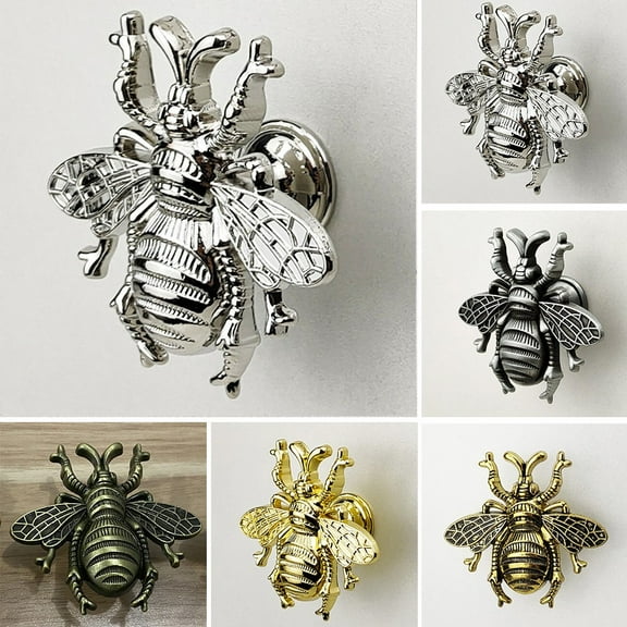 Bee Shape Wardrobe Knob Brass Furniture Handles Door Knobs And Handles Cabinet