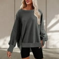 thumbnail image 2 of bulk+return+pallets+for+sale,Long Sleeve Shirts for Women Plus Size,Women's Crewneck Sweatshirts Striped Casual Loose Long Sleeve Pullover Tops Shirts,Tops De OtoñO Para Mujer 2023, 2 of 7