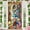 A, variant on Sktrjpolfis Easter Bunny Door Cover 35.43x70.89in Spring Porch Outdoor Decoration