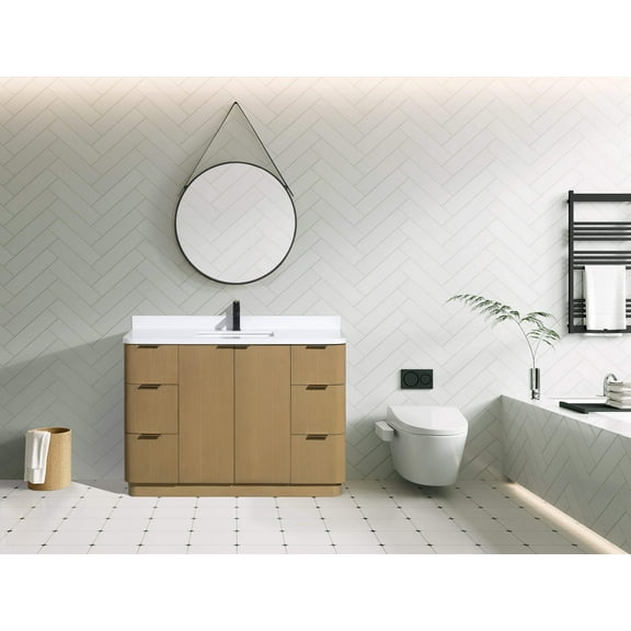 Calamigo 48" Bathroom Vanity Oak