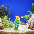 thumbnail image 5 of Unique Bargains 1pcs Fish Tank Aquarium Decorations Plants Yellow 8.27" PE Ceramics Plants for Aquarium Decor, 5 of 6