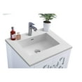 thumbnail image 2 of Laviva 313MKSH-24W-MW 24 in. Mediterraneo Bathroom Vanity with VIVA Stone Solid Surface Countertop, White & Matte White, 2 of 2