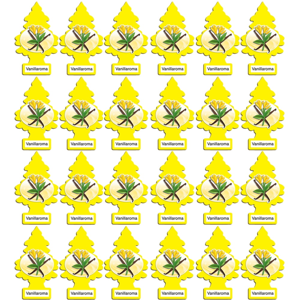 24 Pack Little Trees Car Air Freshener Vanilla Hanging Scent Auto Home Office !
