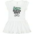 thumbnail image 3 of Inktastic Biking Future Mountain Biker Girls Baby Dress, 3 of 5