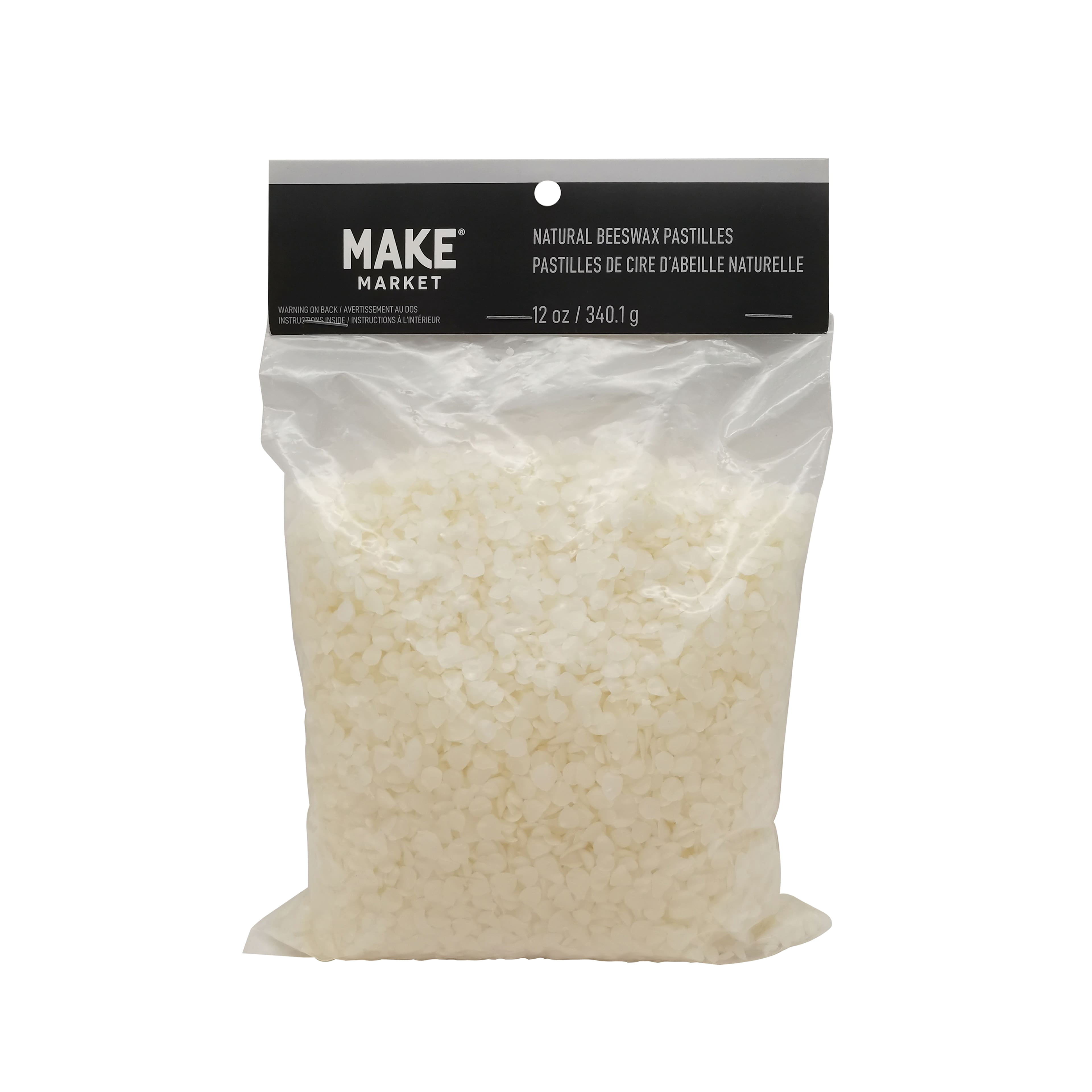 8 Pack: Natural Beeswax Pastilles by Make Market