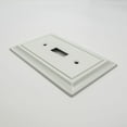 thumbnail image 3 of Elumina 150TWNB Sydney White Steel 1 Toggle Standard 5" Tall Wallplate, 3 of 5