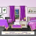 thumbnail image 3 of Lined-Lavender Rod Pocket  Sheer Sari Curtain / Drape  - 80W x 96L - Pair, 3 of 4