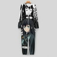 thumbnail image 6 of Demon Slayer Muichiro Tokito Unisex Onesie Pajamas Zipper Jumpsuit Hooded One Piece Sleepwear for Family Mens Womens, 6 of 8