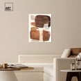 thumbnail image 3 of Utah Hills Modern Earth Tone Abstracts Canvas Wall Art by Art Remedy, Gallery Wrapped, 30"x36", 3 of 7