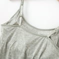 thumbnail image 3 of Prolriy Camisole Tops for Women, Women with Chest Pads Five Fingers Without Bra Cups One Sports Camisole Womens Tops Grey XXXL, 3 of 7