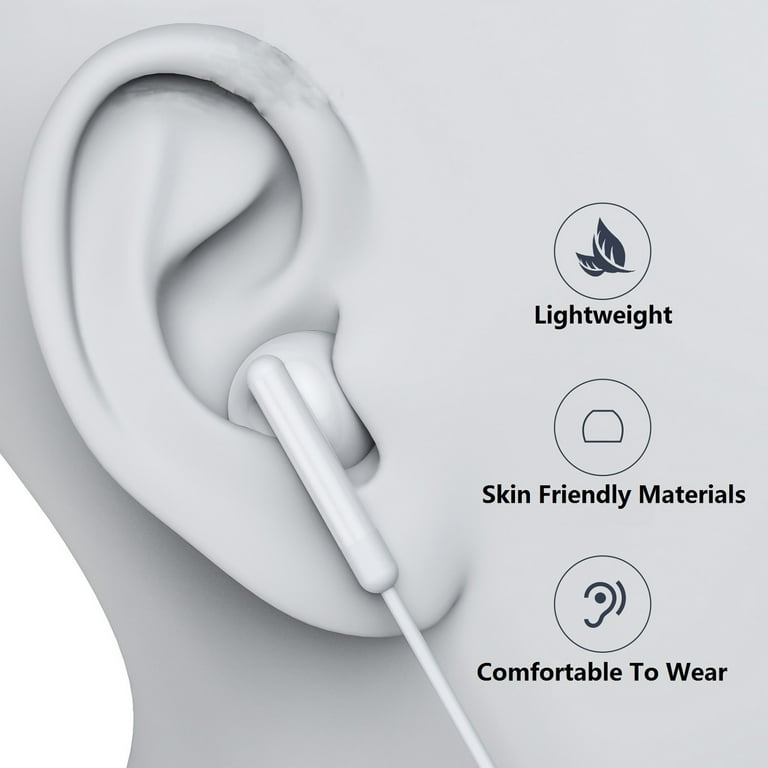 USB C Headphones for iPhone 15 Pro Max 15 Plus iPad Pro USB C Earphones with Microphone in Ear Headphones Wired Earbuds USB Type C Earphones for Google Pixel 8 7 Samsung S23