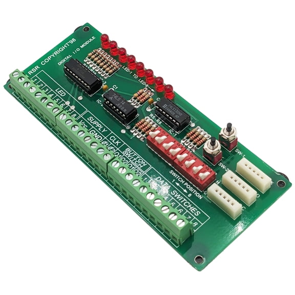 Electronix Express Digital I/O Module for Experimentation and Prototyping of Digital Circuits