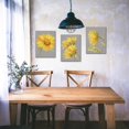 thumbnail image 4 of Hieng Yellow Gray Picture Wall Art for Bathroom Flowers Canvas Prints Floral Paintings for Home Wall Decor (only canvas), 4 of 6