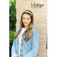 thumbnail image 3 of Yellow 1 Inch Satin Hard Headband for Women and Girls, 3 of 4