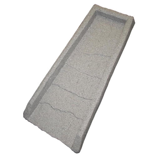 Emsco Group 21011 24" Poly Splash Block, Down Spout Diverter, Granite