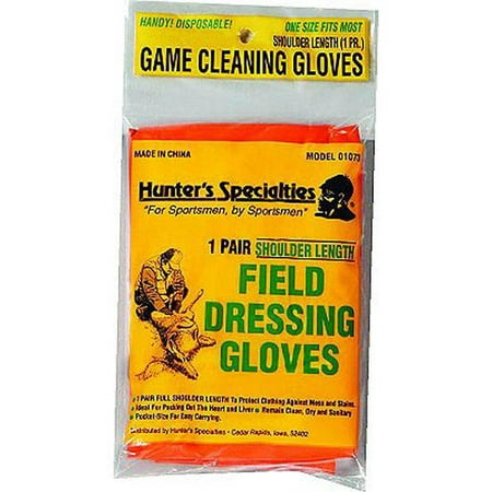 Hunters Specialties Shoulder Length Field Dressing (Best Gloves For Field Dressing)
