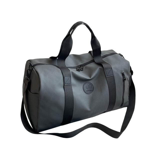 Esquirla Duffle Bag for Travel Multifunction with Shoes Compartment for Holiday Trips Gray