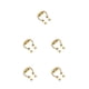 thumbnail image 3 of Qarigey 5 pares de anillos pequeños para la nariz que no perforan el tabique Segmento Tragus Faux Lodestone Joyas para el cuerpo Aro Type2 NO2, 3 of 6