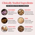 thumbnail image 2 of Ayurvedic Fertility Supplements for Women | Support Ovulation | Conception for Women | Egg Quality | Maca Root, Chasteberry, & Vitamins | Vegan | 90 Capsules - OSH Wellness, 2 of 13