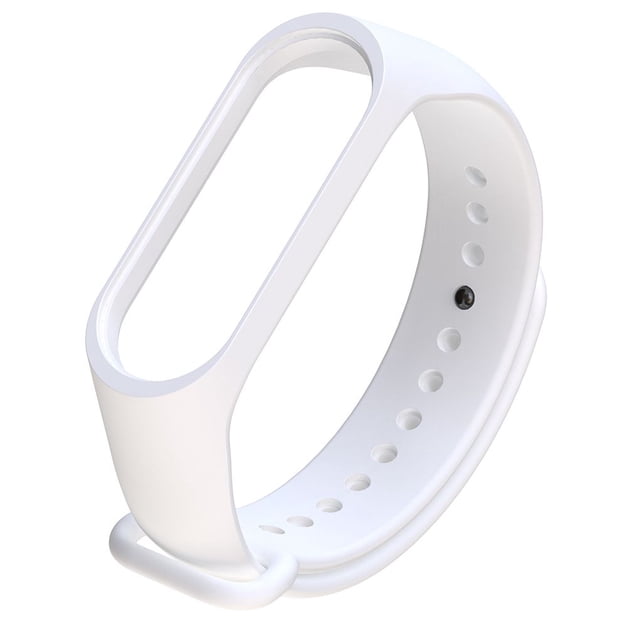 braveheart Bracelet de Remplacement, Doux pour la Peau, Résistant à l'Usure, Bracelet Intelligent pour Poignet, Bracelet de Sport, Installation Facile, Remplacement pour Mi 3 Blanc 1 Ensemble
