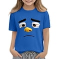 thumbnail image 7 of Piuwrlz 7 Boys Short T-Shirts Sleeve Kids Funny Graphic Shirts Tops Pullover T Shirts Blue Size 7 Years, 7 of 7