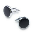 thumbnail image 1 of Baohd 8PCS/Set Retro Round Shape Drop Oil Cufflinks Stud Plated Geometric Sleeve Cuff Button Shirt Jewelry Gifts, 1 of 8