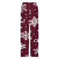 thumbnail image 4 of Merry Christmas Pajamas For Women Loose Retro Night Pajama Pants Comfortable Sleepwear Bottoms Homewear, 4 of 6