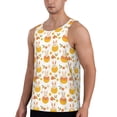 thumbnail image 2 of Balery bunny in Easter eggs Pattern Men's Workout Tank Top Gym Muscle Tee Fitness Bodybuilding Sleeveless T Shirt Quick Dry Fit Muscle Tank Top Slim-Fit Tank-3X-Large, 2 of 7