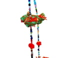 thumbnail image 5 of Door Hanging Decorative Cotton Multi Color Hanging 5-Beads and Bell Tota Decoration 2 Layer Size - 96 cm, 5 of 5