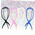 thumbnail image 3 of STRANDCHIC 6Pcs Wig Hanger Storage Stand Foldable Plastic for Salon and Home Use Assorted Colors, 3 of 8