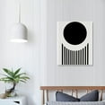 thumbnail image 3 of ONETECH Black and White Geometric Abstract Wall Art Canvas Painting 16\x20\, 3 of 4