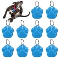 thumbnail image 2 of 10PCS 1.38in Pet Name Tag Dog Paw Design Kitten ID Tag Dog Name Tag with Ring, 2 of 10
