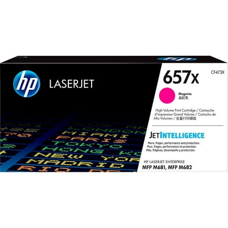 UPC: 0889894325525 | HP 657X (CF473X) Toner Cartridge  Magenta High Yield