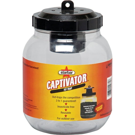 1 PK, Starbar 100520214-Starbar Captivator Reusable Outdoor Fly Trap