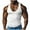 #02 White, variant on Busydd Tank Tops Men Casual Sleeveless Solid Color Mens Workout Shirts Breathable Summer Round Neck Mens Undershirts L