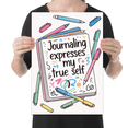 thumbnail image 2 of Journaling Expresses My True Self - Bullet Journal Enthusiast - 13x19 Poster Print, 2 of 4
