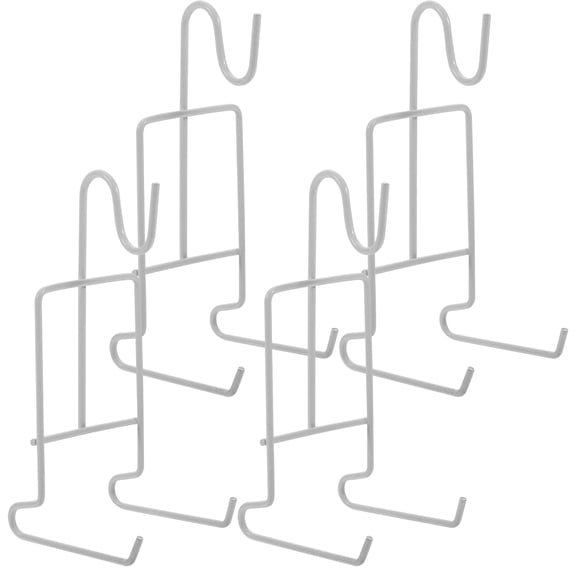 DINHEAROM 4Set Espresso Cup Rack White 11.8X2.6X2.4in for Homeowners