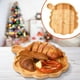 thumbnail image 4 of Platos navideños de madera con forma de Papá Noel, bandeja para servir comida, postre reutilizable para reuniones navideñas y decoración festiva, bandeja de bambú y alce de Papá Noel., 4 of 4