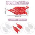 thumbnail image 2 of 3 Pairs Fingerless Rhinestone Gloves 3 Styles Lace Mesh Gloves Women Elegant Short Gloves Fingerless Floral Gloves Vintage Gloves for Bridal Wedding Opera Tea Party Wedding Party, 2 of 6