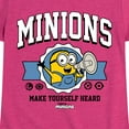 thumbnail image 3 of Despicable Me Minions - Make Yourself Heard - Toddler & Youth Girls Short Sleeve T-Shirt, 3 of 5