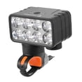 thumbnail image 3 of Luz delantera de bicicleta Equipo de bicicleta Hombres Mujeres Piezas impermeables Bicicleta recargable por USB Correa para cuerno, 3 of 9