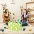 thumbnail image 7 of NIETEIN Green Large Easter Basket Personalized Cute Rabbit Design for Kids, 7 of 7