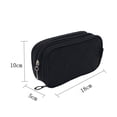 thumbnail image 6 of Cosmetic Bag Makeup Bags Durable Zipper Small Travel Black Pouch Organizer Storage, 6 of 6