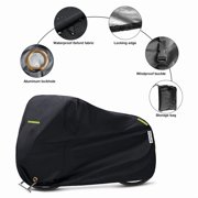 OPTUTUS 210D Oxford Motorcycle Cover All Season,Universal Weather Durable Quality Waterproof Sun Outdoor Protection Scooter Shelter Tear Proof Night Reflective-79 x 35 x 39 inch