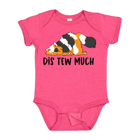 

Inktastic Napping Dis Tew Much Calico Fat Cat Gift Baby Boy or Baby Girl Bodysuit