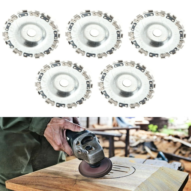 Grinder Wood Carving Disc 4 Or 4 1 2 Angle Grinder Chainsaw Grinding Wheel China Blade Circular Plate 5 8 Arbor Shaping And Cutting Disk 5PCS