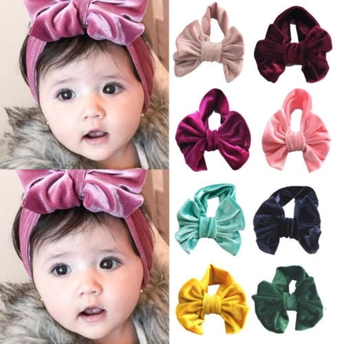 Cute Baby Kid Infant Princess Big Bow Turbon Knot Headband Hair Band Hairband 