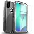 thumbnail image 1 of For Apple iPhone XR 10 Shockproof Protective Rugged Defender Case With FREE Screen Protector Grey, 1 of 5