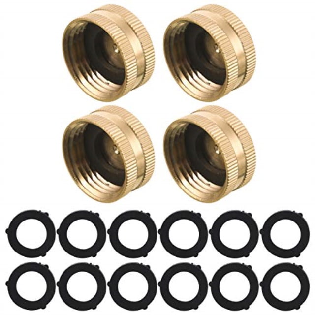 Female to Female M MINGLE Garden Hose Adapter Male to Male 3//4 Inch Brass Con
